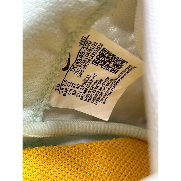 Nike Renew Ride 3 Premium Road Running Shoes Womens Size 10 White & Green Lightw - Picture 5 of 9